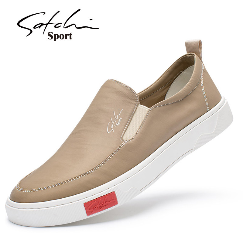 Shachi Sports Men's Shoes Official Summer Men's Casual Shoes Cloth Shoes Cover Feet Lazy Shoes Driving Slip-On Shoes Men