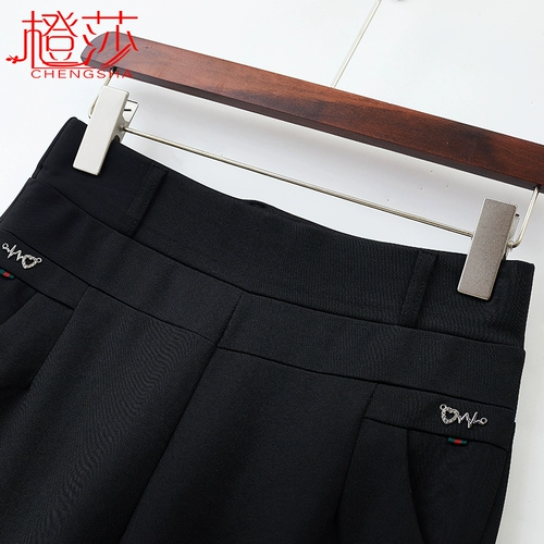 Осенние штаны для матери, утепленные леггинсы для отдыха, 50 лет, для среднего возраста