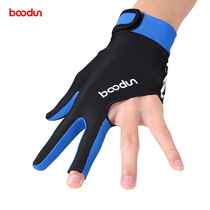 Burton Billiards Gloves Snooker Black Eight Anti-Slip Three Finger Exposed Professional High-end Thin Training Accessories