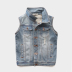 Áo vest bé trai denim mùa xuân và mùa thu size lớn 2019 mới cho bé mùa hè mỏng phần vest vest trẻ em trong triều lớn gile lông sang chảnh bé gái Áo ghi lê