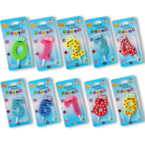 Cute cartoon cake candle children Adult Digital Creative full moon 100 days birthday party decoration arrangement