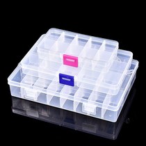 Hair accessories earrings storage box small exquisite small size portable finishing box box jewelry travel grid New