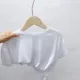 Белый пустой короткий