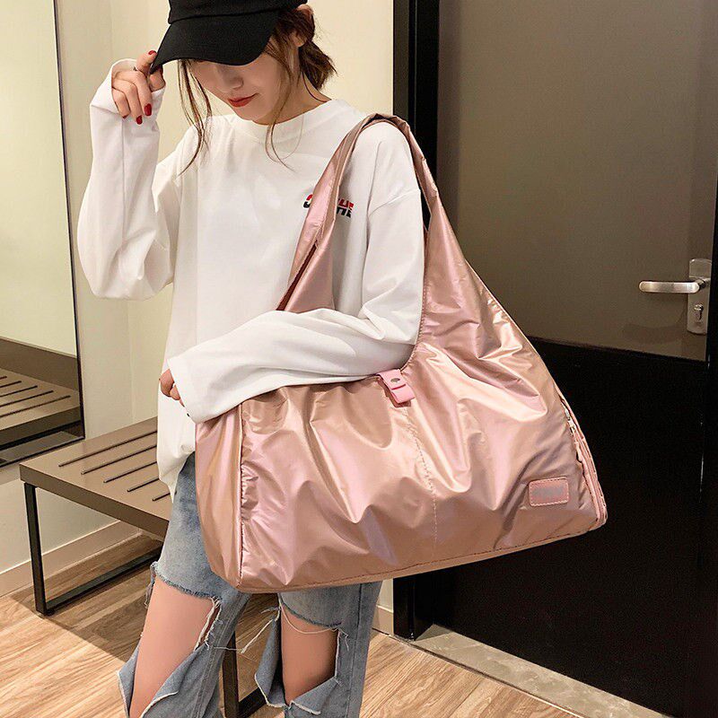 Gym bag women's high-end travel bag large-capacity waterproof dance yoga bag portable storage luggage independent shoe bag