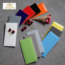 Nordic Colored Bread Brick 100x200 Living-room Background Wall Tile Egg Pastry Catering Shop Black & White Bright Light Wall Brick