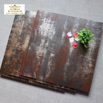 Antique metal glazed rust brick 600x600 bar KTV retro floor tiles Toilet Tiles Red Wall Brick