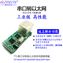 RJ45 to serial port Ethernet to TTL non RS232 485 network port to serial port to ttlDNS URL analysis