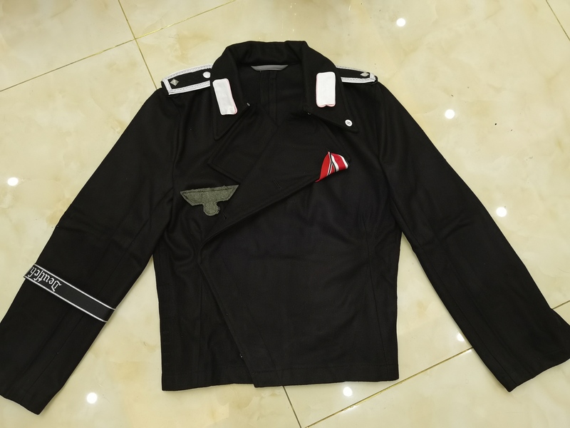 German Defense Gd Division Armored Soldier Uniform Black Woolen Combat Uniform Tank Soldier Corporal Top Suit German Defense Gd Division Armored Soldier Uniform Black Woolen Combat Uniform Tank Soldier Corporal Top Suit
