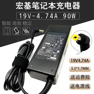 Original Acer Acer 4741G 4720Z Laptop power adapter 19V4 74A Computer charging cable 90W