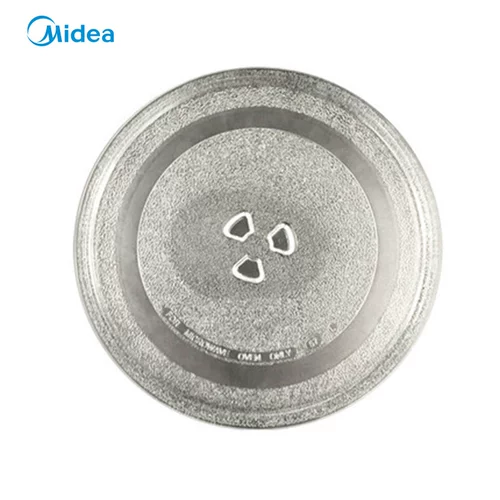 Мидиа -микроволновая печь стеклянная лоток с лоткой диаметром 24,5 см аксессуары галан -общая бесплатная доставка