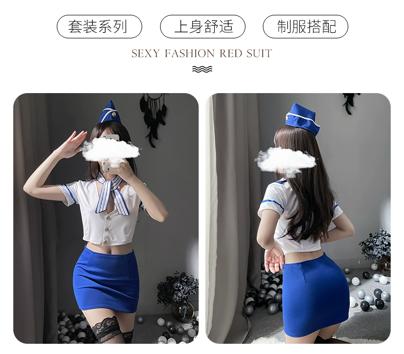 Đồ lót gợi cảm, đồ ngủ gợi cảm, người giúp việc cỡ lớn, đai nịt bụng nóng bỏng và quyến rũ, bộ đồ trong suốt thuần khiết, phong cách mới 2022 bo do ngu sexy cosplay đồ ngủ sexy