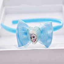 Frozen Princess Hairband Love Sophia Sophia Anna hair accessories with teeth non-slip bow childrens headband headdress