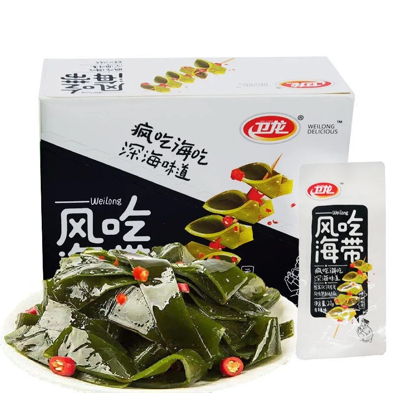 Wei Longfeng eats kelp independent small package spicy vegetarian fresh instant spicy under the food wakame Dalian