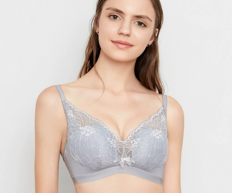 An Lifangs Anduo Bra Đồ lót dành cho nữ Không có vòng thép Áo ngực có ren sexy HB0190U - Cộng với kích thước Bras