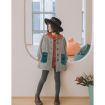 Japan imported 100% wool woolen 3m new snow cotton stitching velvet super thick warm woolen coat cotton-padded jacket