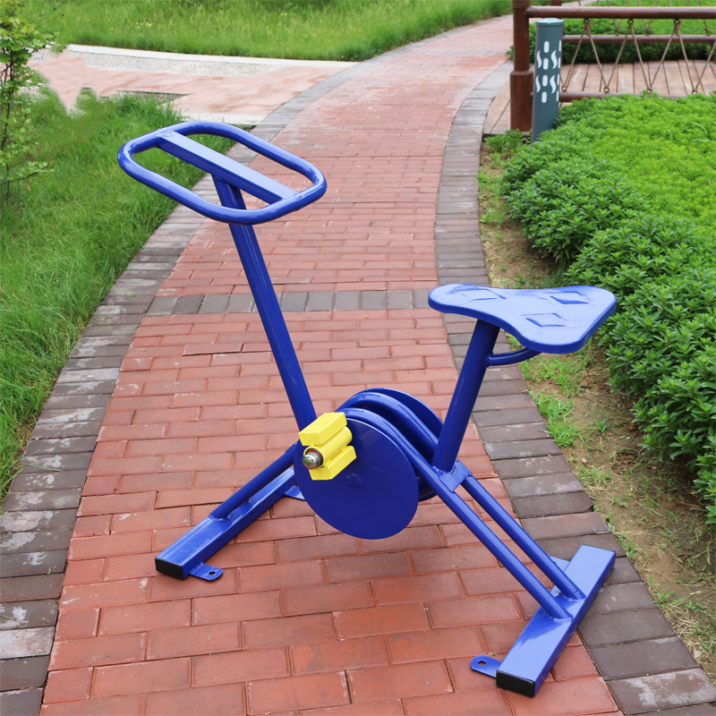 Outdoor outdoor fitness equipment park square path combination middle-aged and elderly single exercise bike equipment exercise