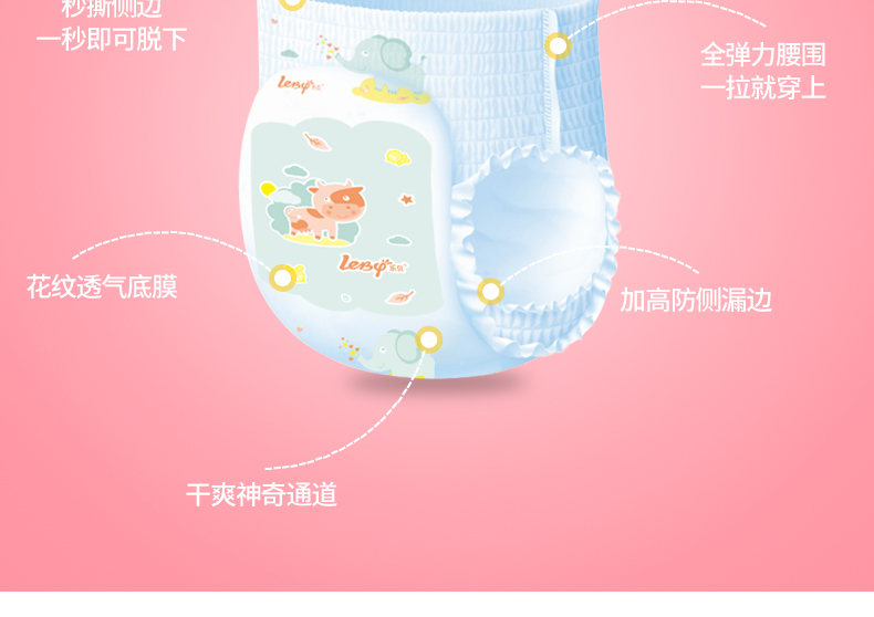 Le Bella kéo quần sơ sinh cho bé sơ sinh mùa hè siêu mỏng thoáng khí M XL tã khô cho bé - Tã / quần Lala / tã giấy tã dán huggies sơ sinh