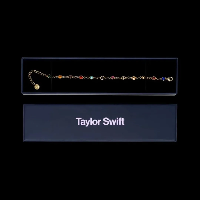 Taylor Swift Style Bracelet, Taylor Swift Official Website New Model, Inlaid with Colorful Diamonds Taylor Swift Style Bracelet, Taylor Swift Official Website New Model, Inlaid with Colorful Diamonds