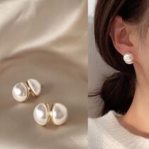 outlets withdraw the good bull cargo to pick up the gods recommend 18K pearl ball senior temperament earrings