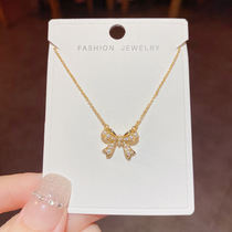 outlets retreat the good bull cargo picked up 18K pearl butterfly neckchain female luxury chain temperament neckchain