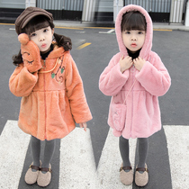 Female baby cotton clothes foreign children Girls 2021 New sweater coat autumn and winter children padded jacket