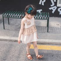Baby girl Summer princess skirt child foreign baby Summer vest dress girl 2021 new summer dress