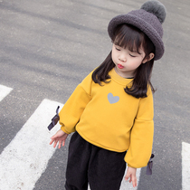 Girls Long Sleeve T-shirt Spring and Autumn Thin Women Baby Autumn Baby base shirt Childrens Senswear Autumn coat