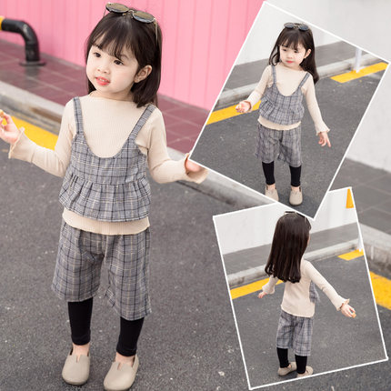 女宝宝秋季衣服1一3岁幼儿童装套装洋气女童