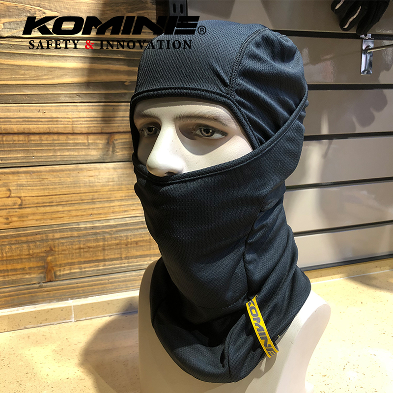 Japan KOMINE locomotive riding headgear mask neck cover fiber CoolMax GP Sweat Speed Dry AK-351