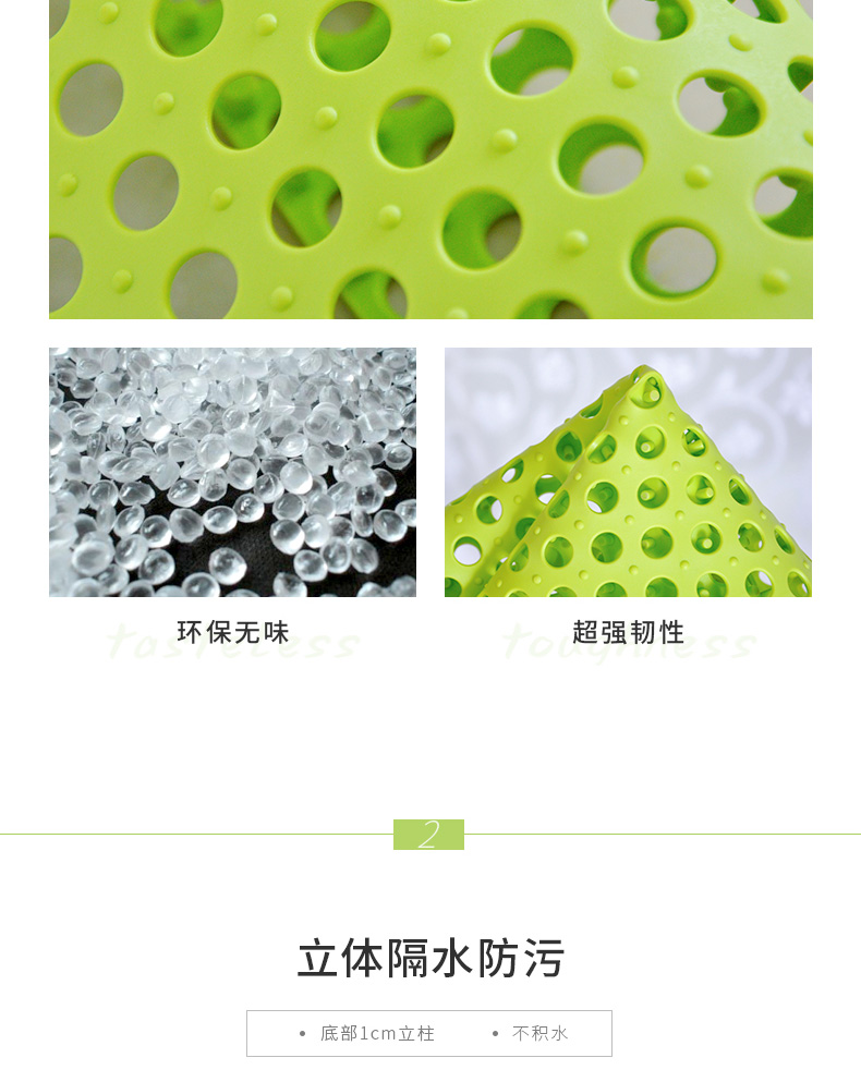 Thảm phòng tắm nối thảm đầy đủ nhà bếp vòi hoa sen phòng tắm phòng tắm rỗng PVC thảm không thấm nước - Thảm sàn miếng xốp lót sàn