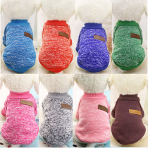 Spring Dress New Little Puppy clothes autumn and winter clothing kitty teddy Bears small dogs Pet Wool clothing