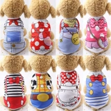 Собачья одежда летняя тонкая жилетка Тедди Бич панда маленький собачий щенк