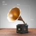 Bw retro hoài cổ đêm karaoke Paris ghi âm mô hình máy nghe nhạc cổ điển thanh đồ trang trí đường nhiếp ảnh - Máy hát 	đầu đĩa than akai	 Máy hát