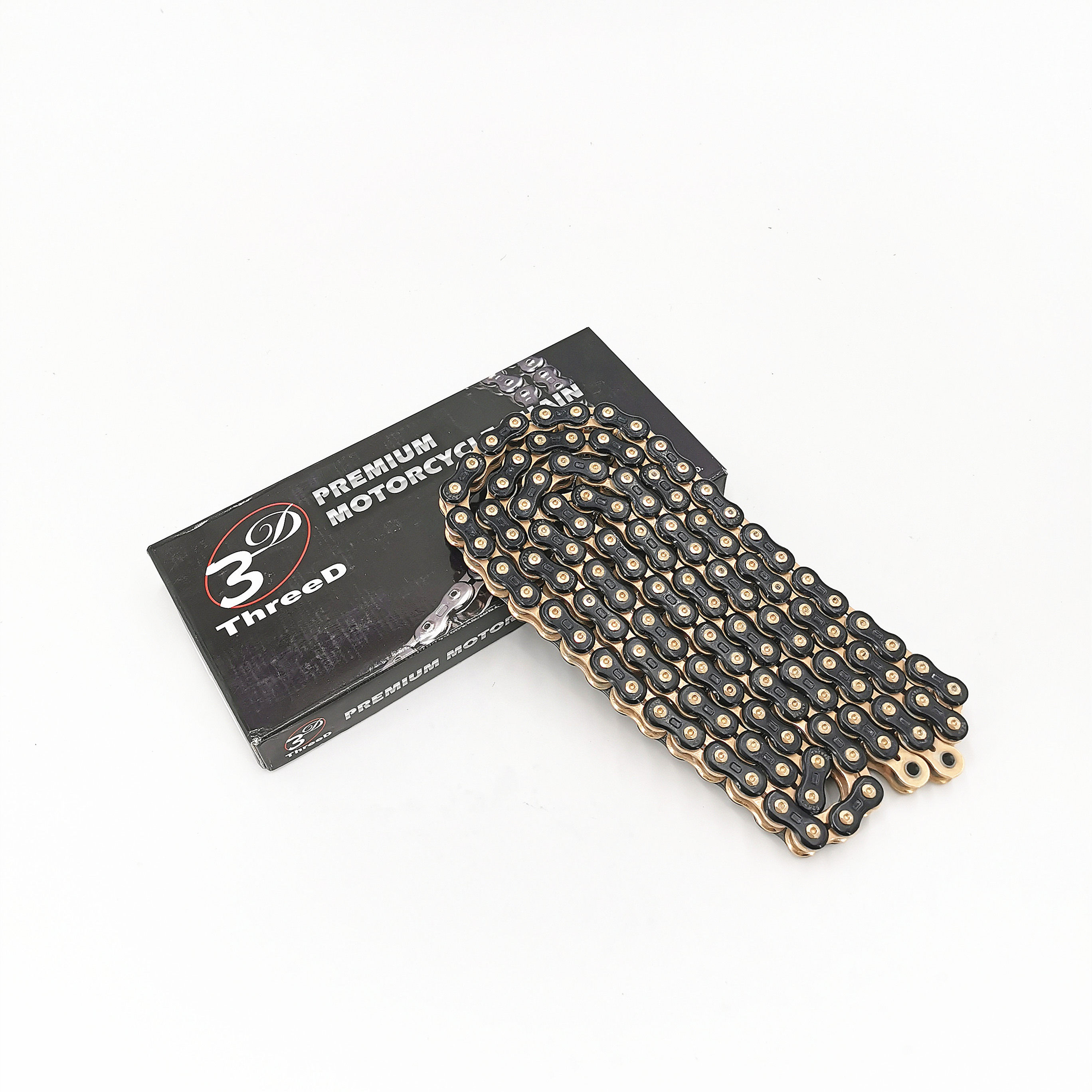 Japan EK locomotive 3D black gold high performance competitive chain 520 525 530 DUKE790 V4 Street Fighter