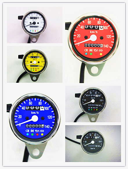 Japan imported retro locomotive mechanical odometer code table Kilometer table speed table Stainless steel instrument