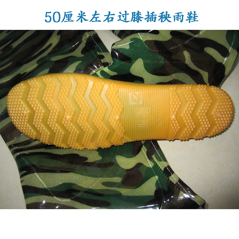 Mùa cấy ghép siêu cao ống nam và nữ đi mưa trên đầu gối đi mưa giày cấy giày đế mềm, giày đế bằng giày nam chống nước