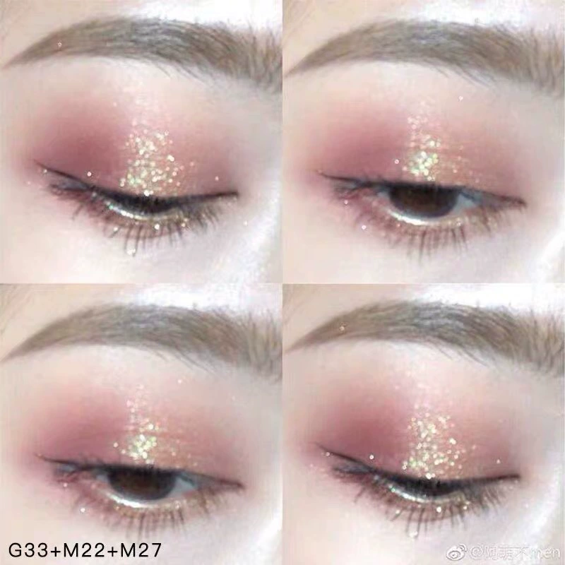 Judydoll Orange Monochrom Eye Shadow Trung Quốc Light Eyeshadow g33g44 Cow Lang Color Mermaid Ji G99 Pearl - Bóng mắt