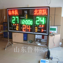 Scoreboard 180*90 all-in-one case wireless foul timeout quarter number and service right functions are all available