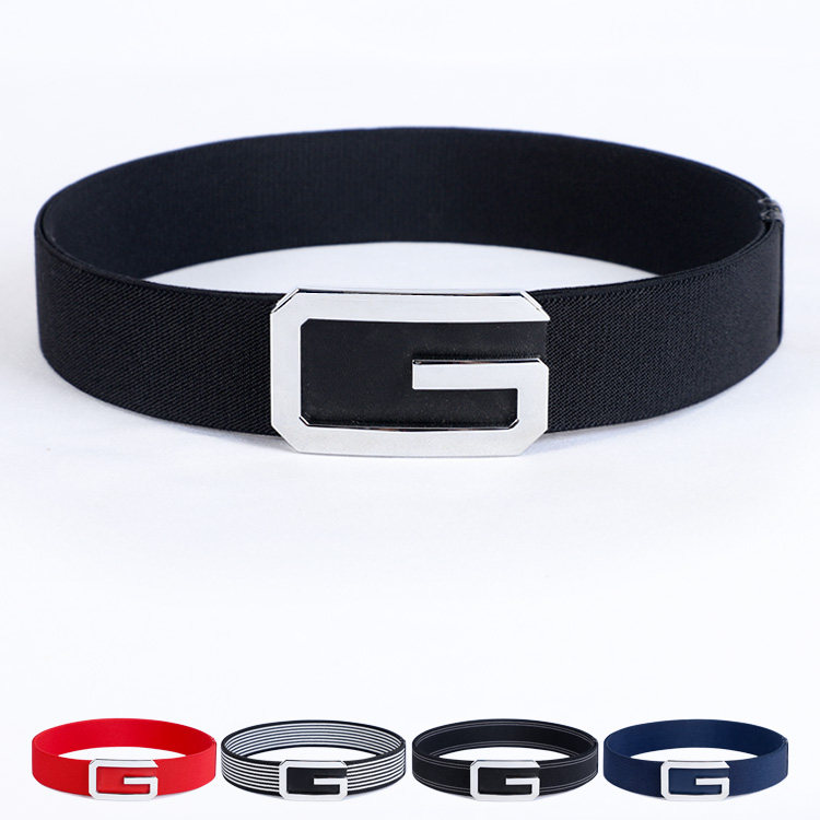 35mm large child teenagers with elastic waist belt small beginner high school high school student flex strap military training rubber band pants strap 