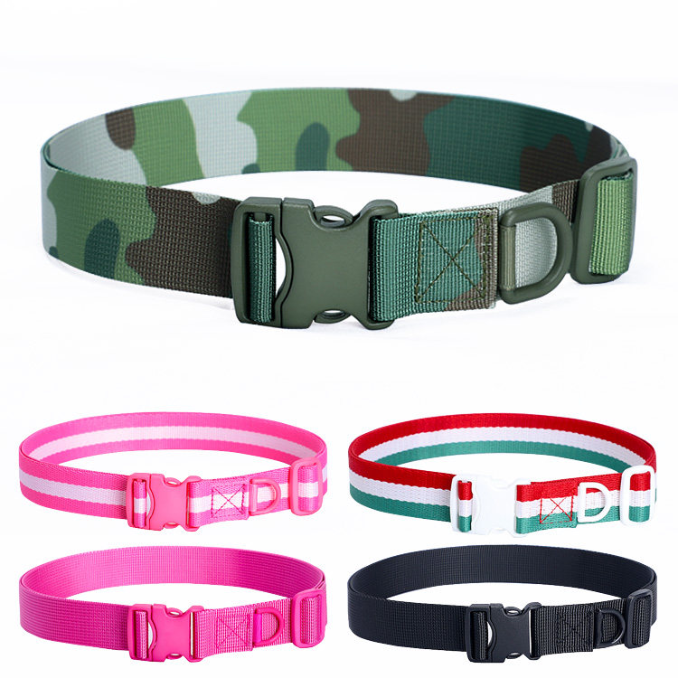 Children's Belt Boys' Girl Scout Training Belt Elementary School Summer Camp Buckle Belt Kids Belt Nylon Pants Belt