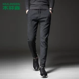 木林森 Летние повседневные брюки, универсальные трендовые штаны, облегающий крой, в корейском стиле