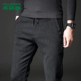 木林森 Летние повседневные брюки, универсальные трендовые штаны, облегающий крой, в корейском стиле