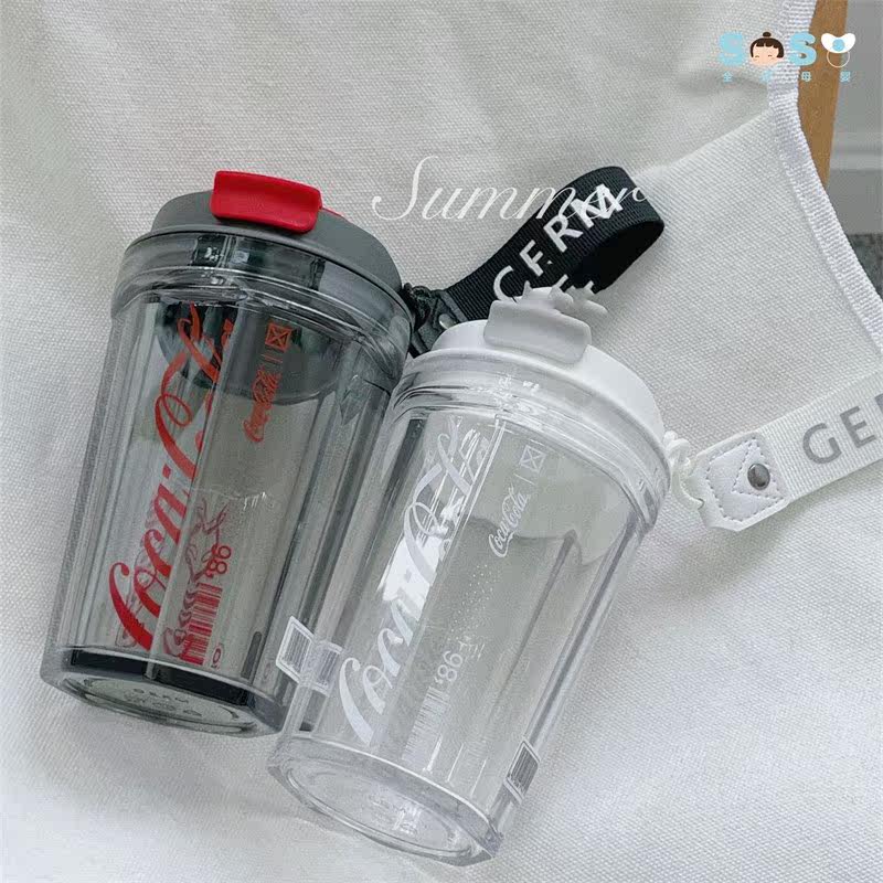 SOSO Global] Japan GERM Coca-Cola joint coffee cup portable water cup with accompanying cup