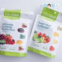 SOSO Global] US DR JOHNS dentist with no sugar lollipop Sugar Xylitol Mixed Fruit Taste