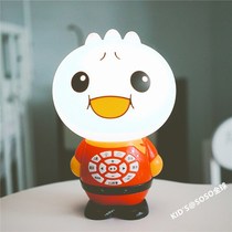 SOSO global] Taiwan fun FOOD Superman early education story machine infant baby puzzle night light learning machine