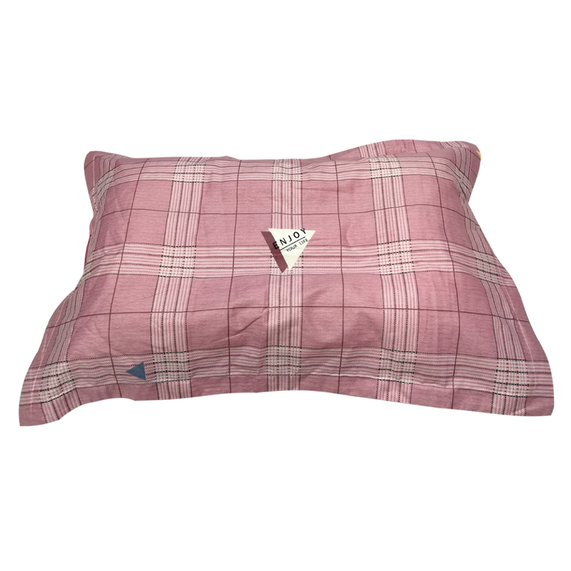 2019 New Yinghe Western-style adult pure cotton pillowcase pillowcase single pillow with student dormitory cotton 42X68