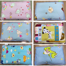 Ambel feather silk cotton kindergarten childrens pillow Pure cotton pillow washable pillow Cotton cartoon pillowcase