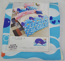 New product student 1 5m cotton fitted sheet Single printed cotton 60 high-density thickened strong bedding