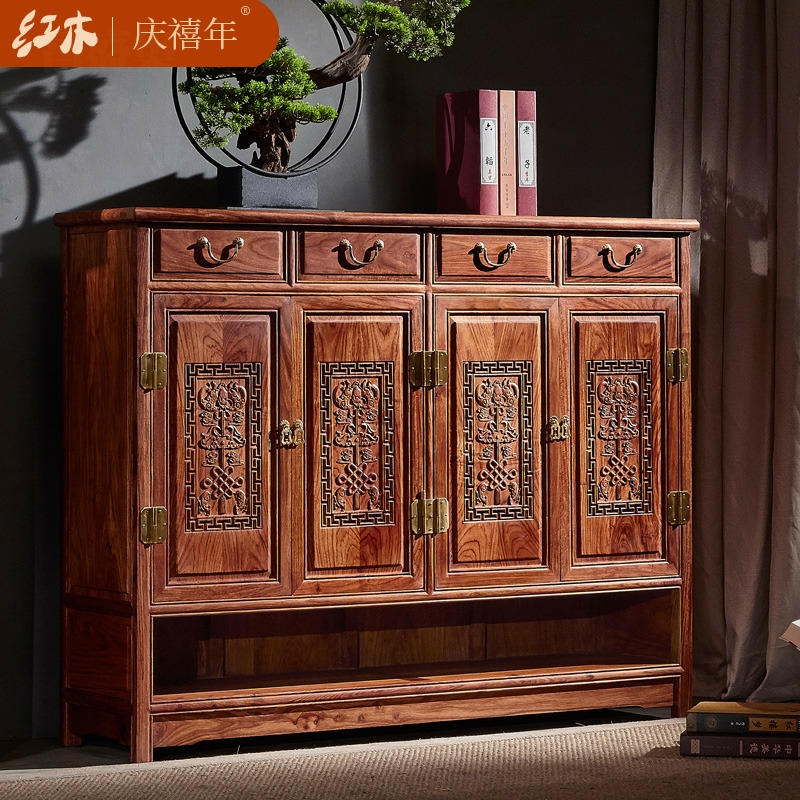 Mahogany shoe cabinet hedgehog red sandalwood storage cabinet living room storage cabinet rosewood porch cabinet entrance hall furniture balcony shoe rack