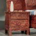 Đồ nội thất giường bằng gỗ gụ hedgehog rosewood rosewood 1,8 mét solid wood bed đôi phòng ngủ chính kiểu Trung Quốc mới Baizi giường lớn - Giường